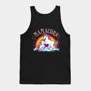 Cute Mamacorn Unicorn Mom Adorable Loving Mama Tank Top